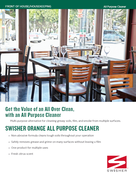 Swisher Orange All Purpose Cleaner