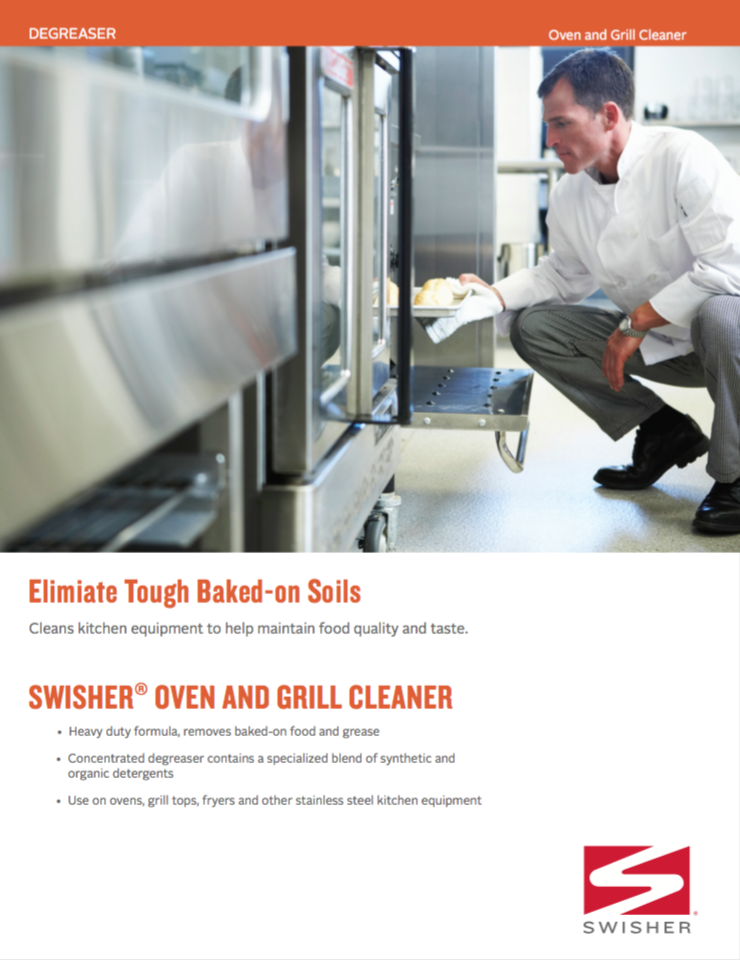 Swisher Clinging Oven Grill Cleaner