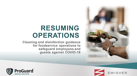 ProGuard Procedure Guidance for Resuming Operations Foodservice
