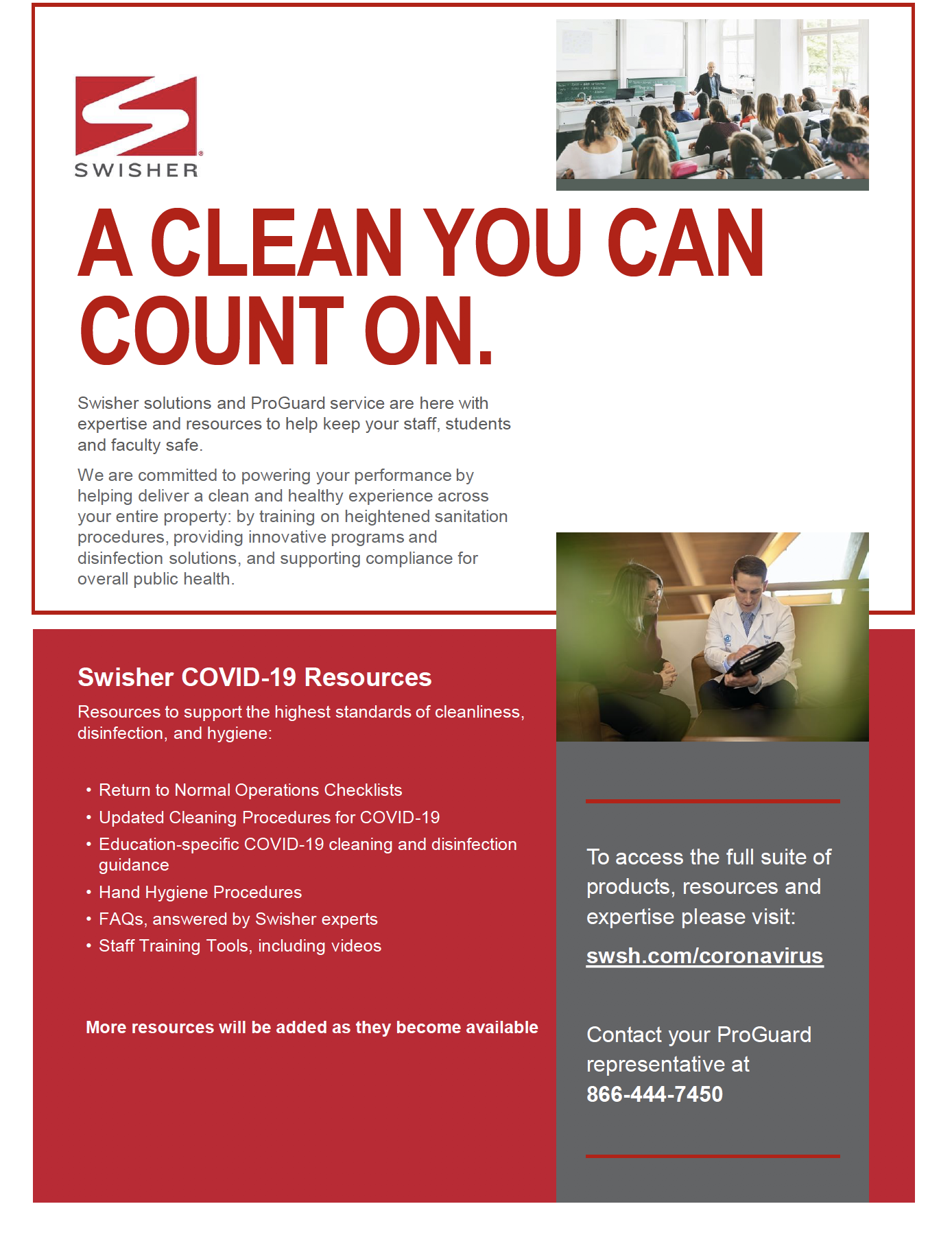 Swisher COVID-19 Resource Library