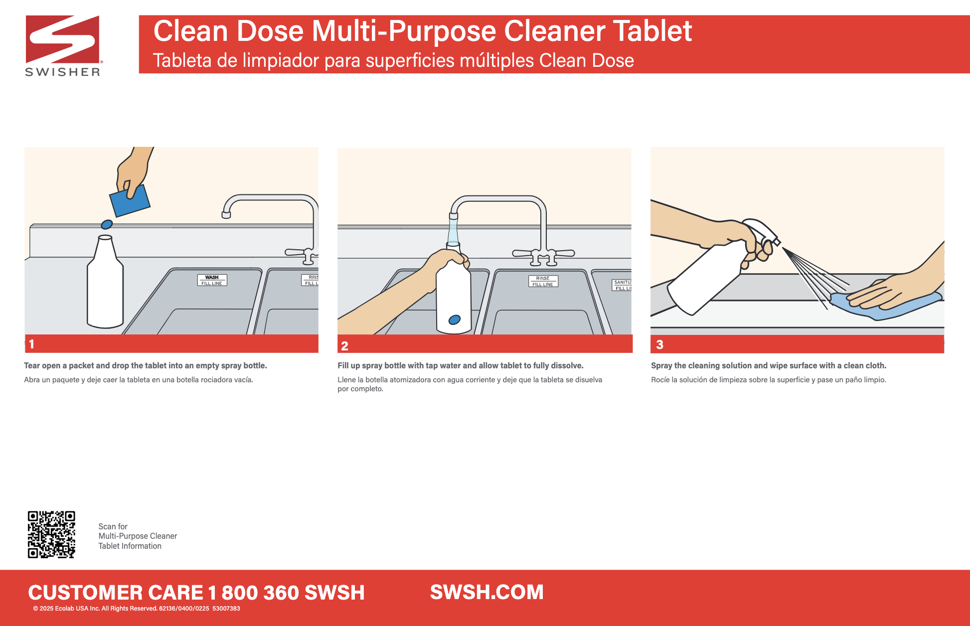 Swisher Plastic Rinse Additive